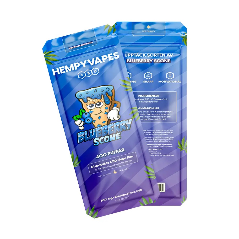 Hempyvapes Blueberry Scone