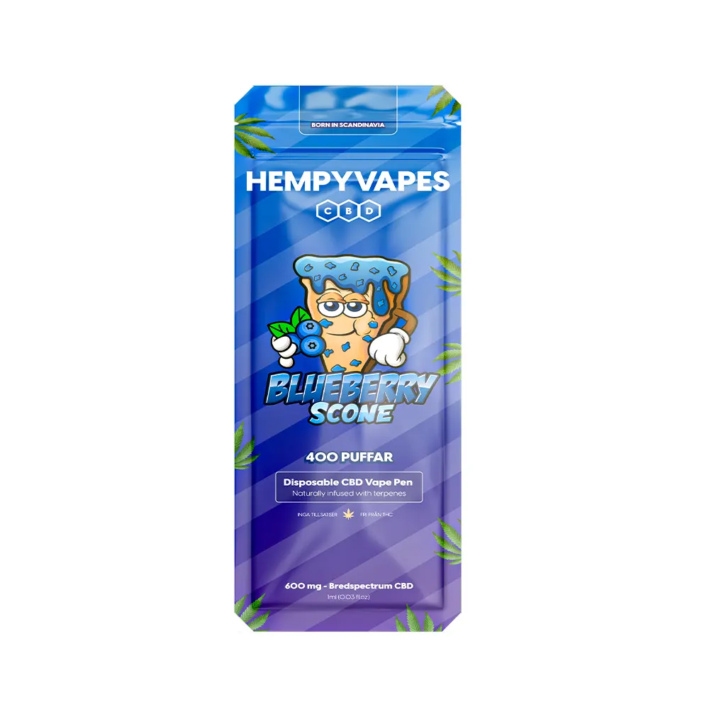 Hempyvapes Blueberry Scone