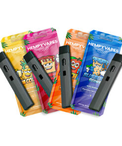 4 HempyVapes engangsvapes med enhed