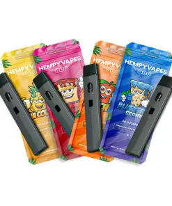 4 HempyVapes engangsvapes med enhed