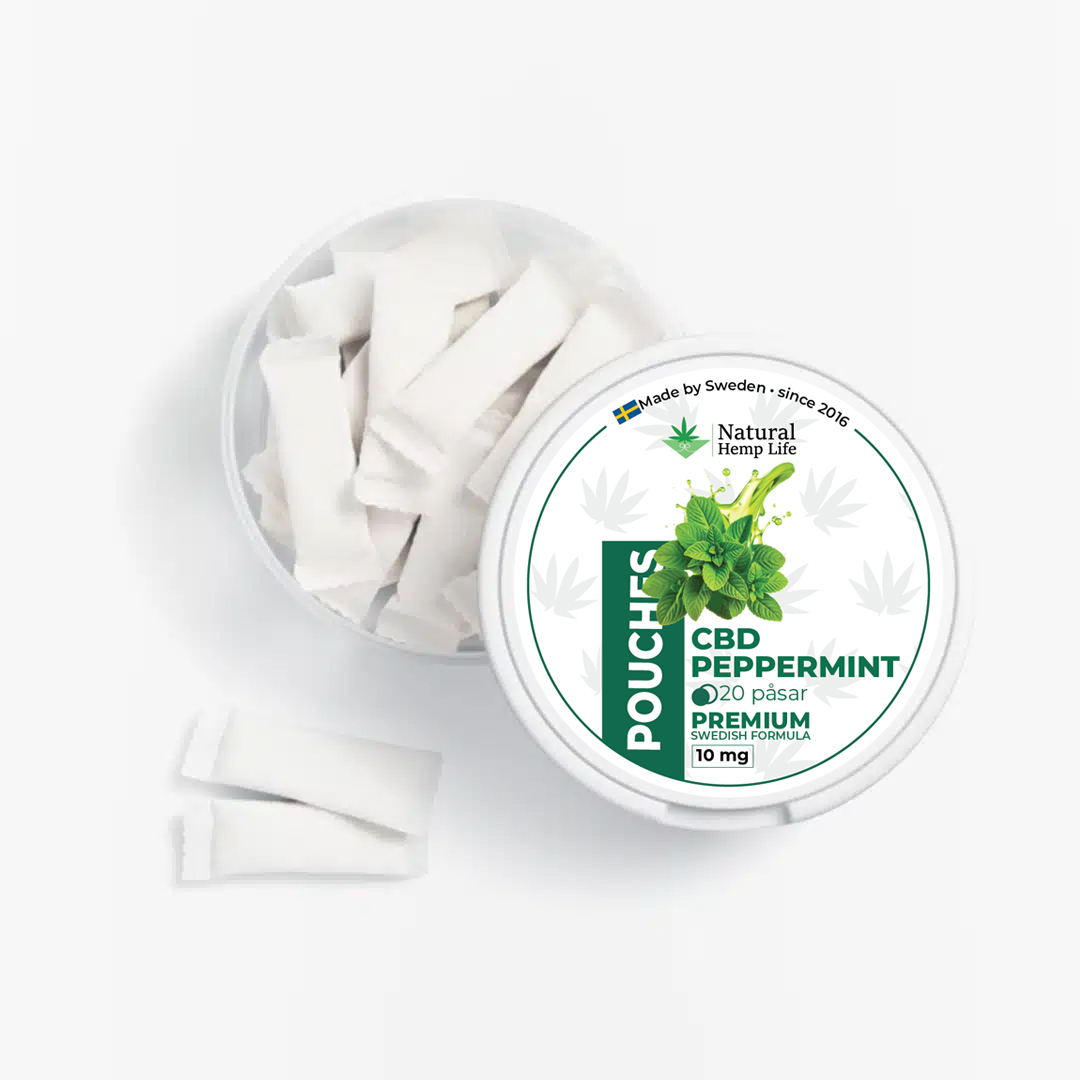 CBD Pouches Peppermint Dåse